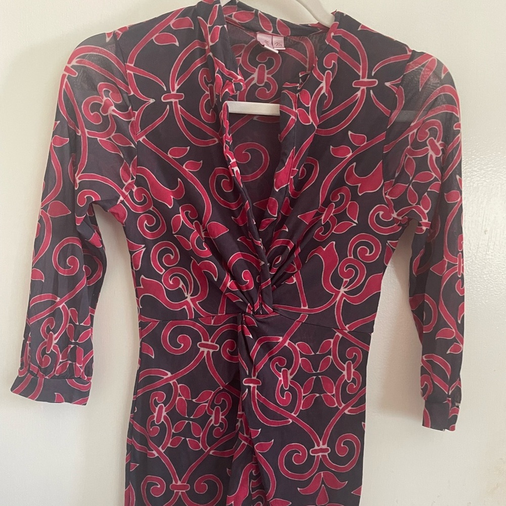 Sweet Pea by Stacy Frati red and navy top